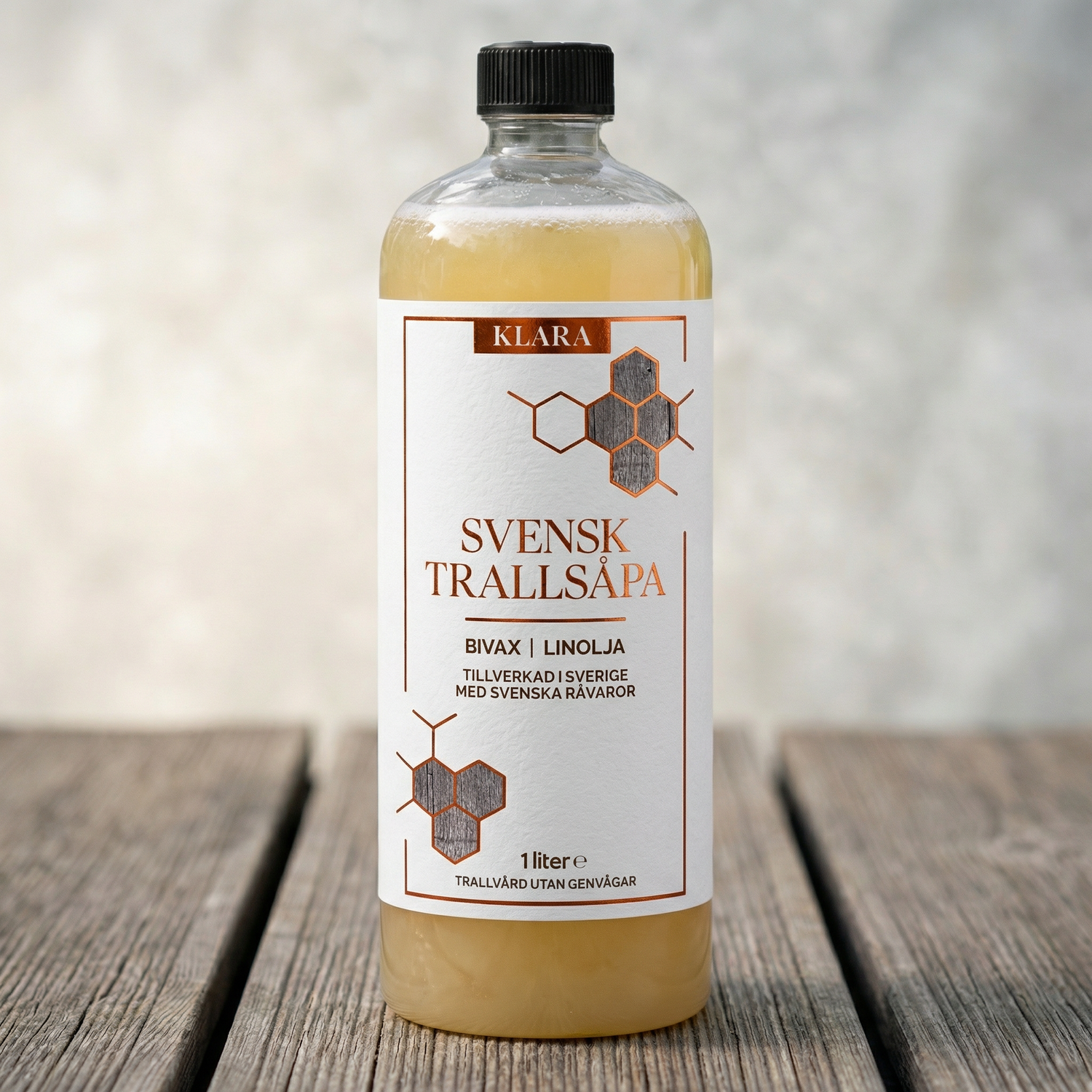 KLARA trallsåpa med linolja och bivax 1 liter