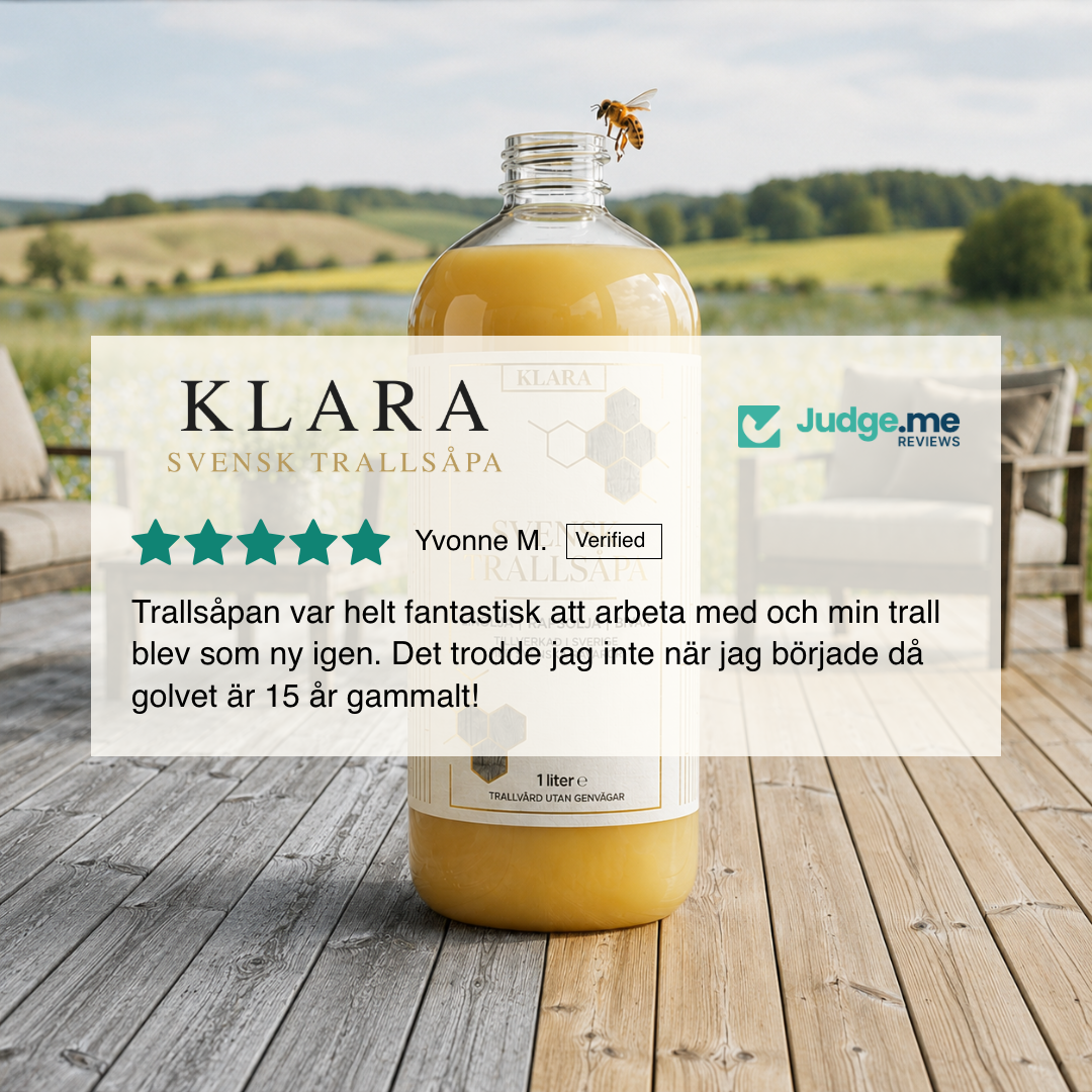 KLARA Trallsåpa - linolja och bivax 1L