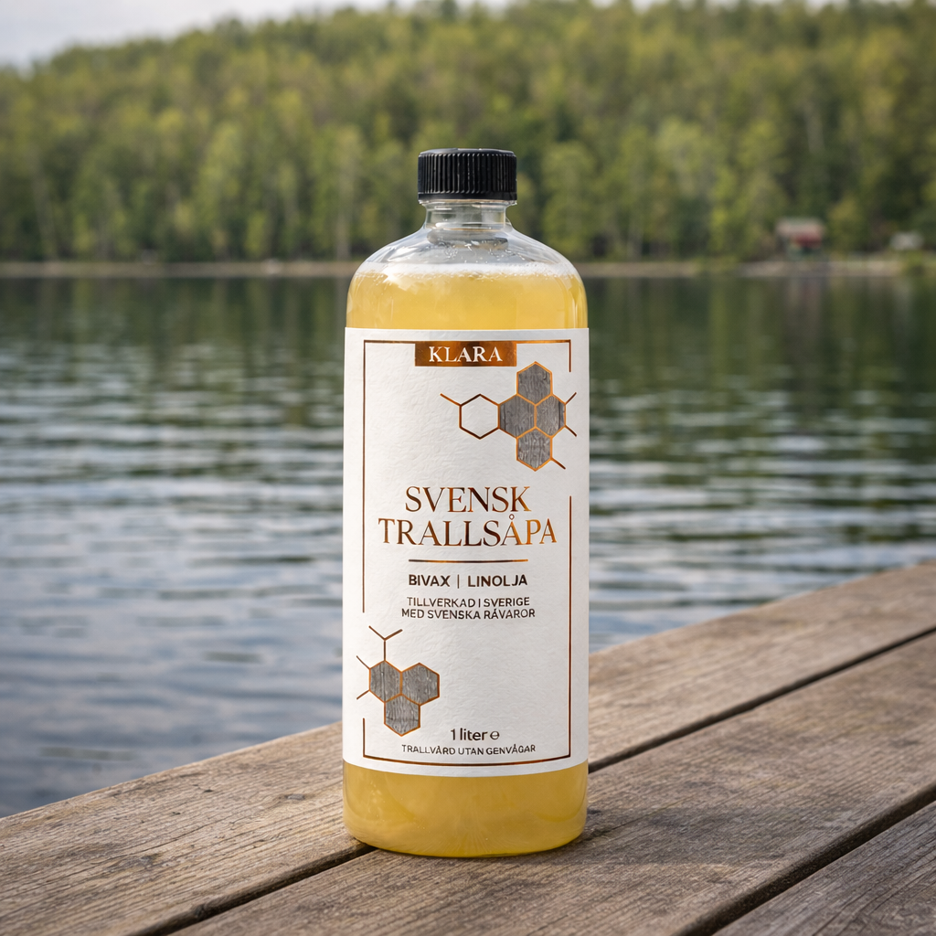 KLARA Trallsåpa - linolja och bivax 1L
